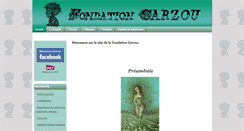 Desktop Screenshot of fondationcarzou.fr
